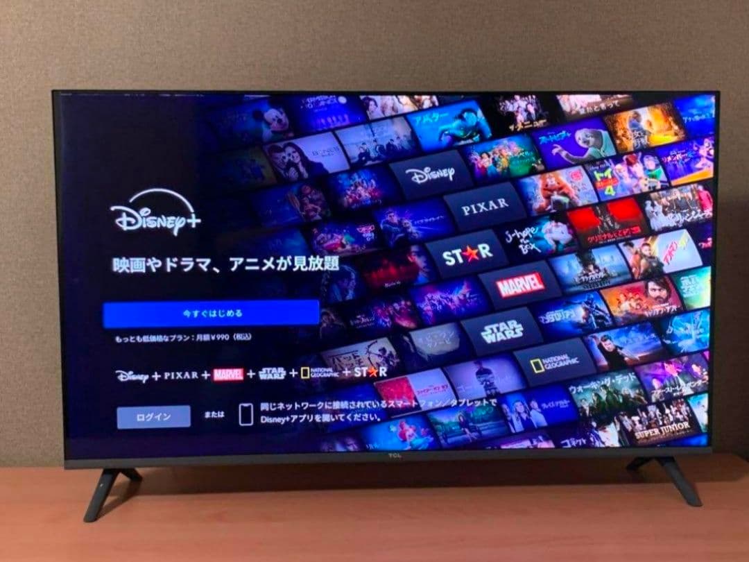 4K スマート液晶テレビ TCL 43型　ネット動画／地上波BSCS✨
