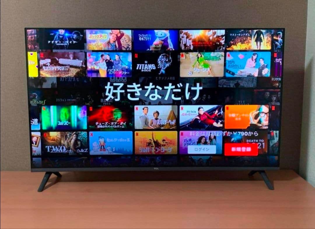 4K スマート液晶テレビ TCL 43型　ネット動画／地上波BSCS✨