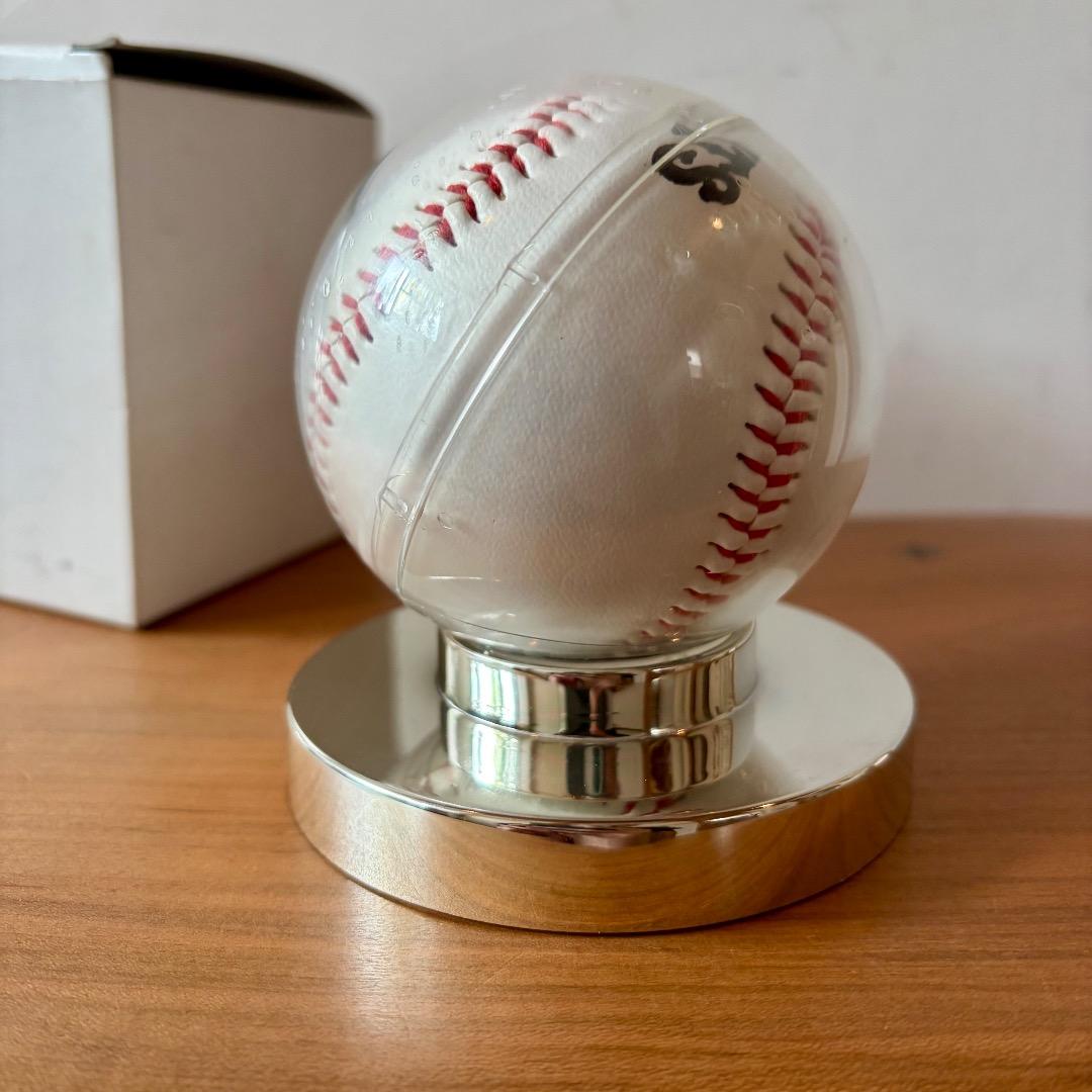 ち*ん様 ジャイアンツロゴ　長嶋茂雄直筆サイン入りボール　 ゴールドスタンド