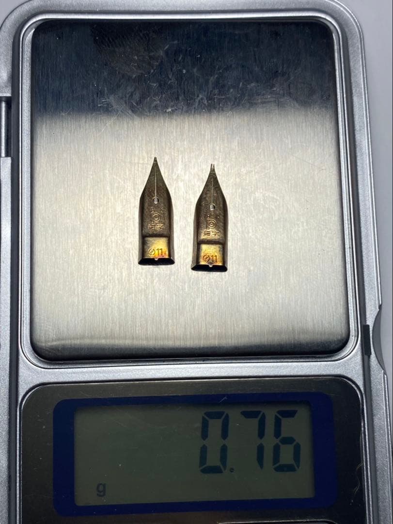 k*k様 No. 145 金無垢 K 0.76g 金 24K 純金 18k ゴー