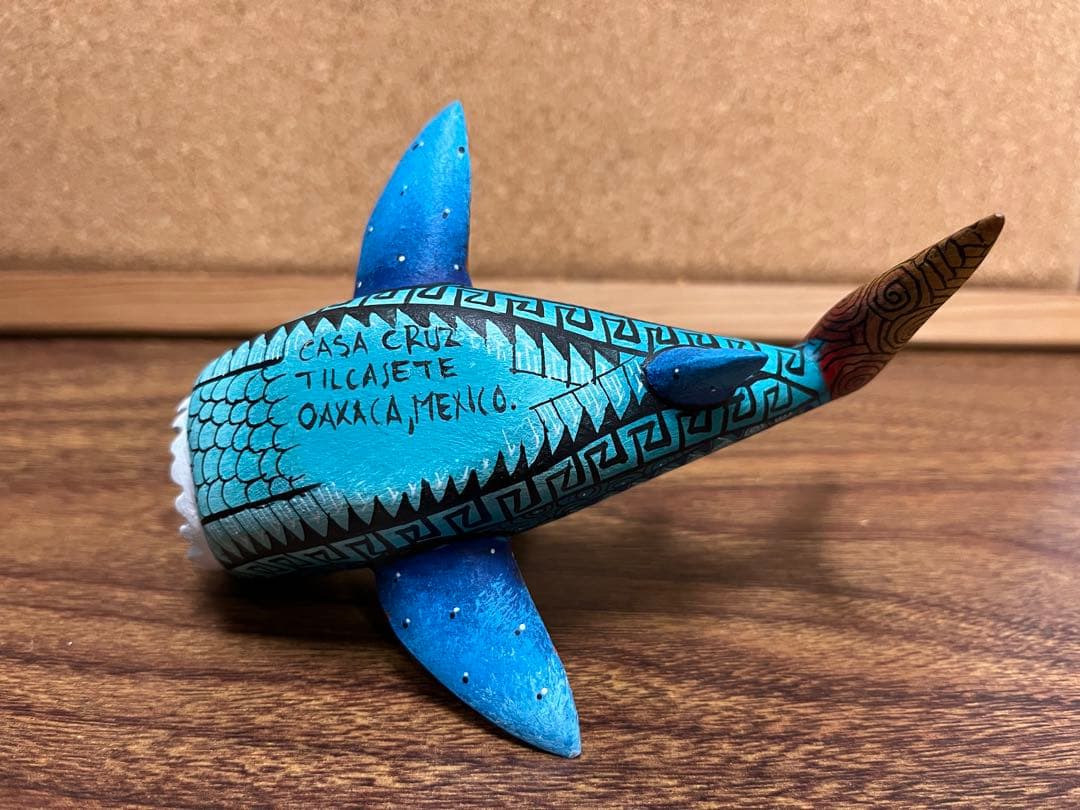 メキシコ伝統工芸 アレブリヘ 青いサメ Taller Casa Cruz