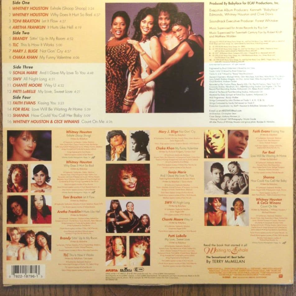 洋楽 V.A/Waiting to Exhale ost LP orig