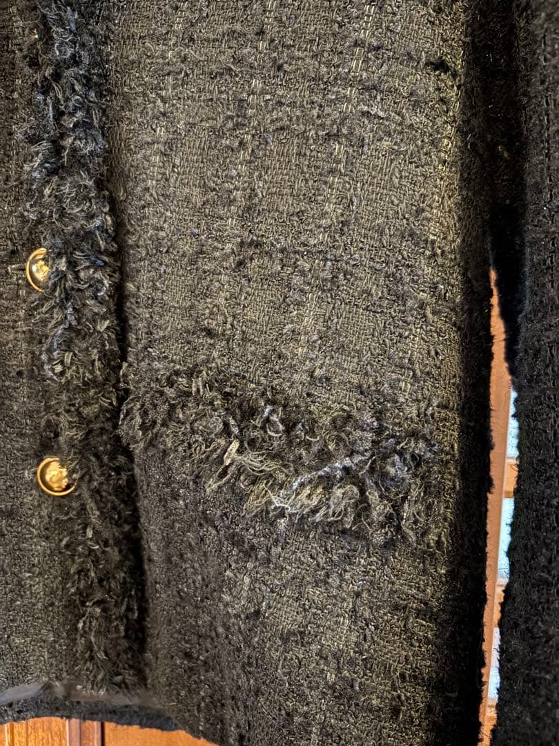ユナイテッドアローズ ファンシーツイード Ｖネック 36