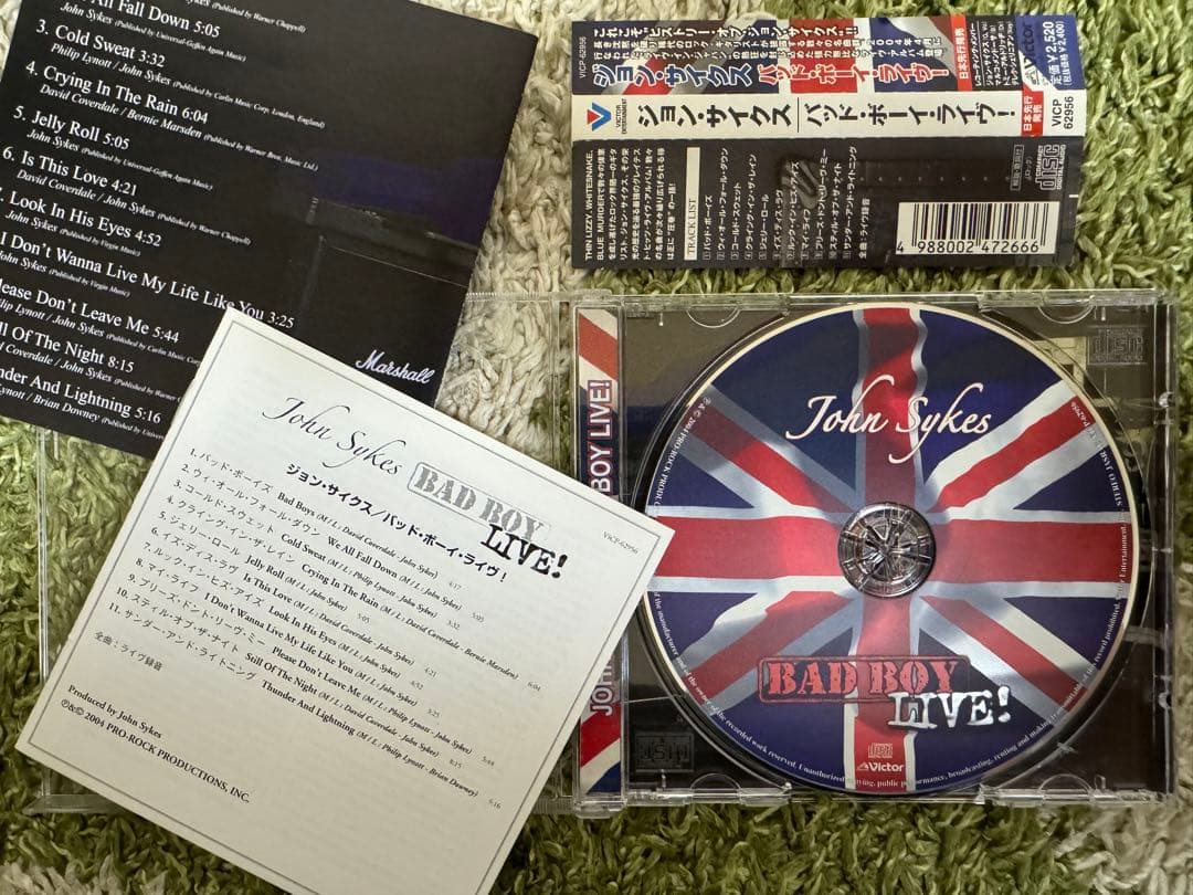 ジョン・サイクス/バッド・ボーイ・ライヴ！ 国内盤 帯付！JOHN SYKES
