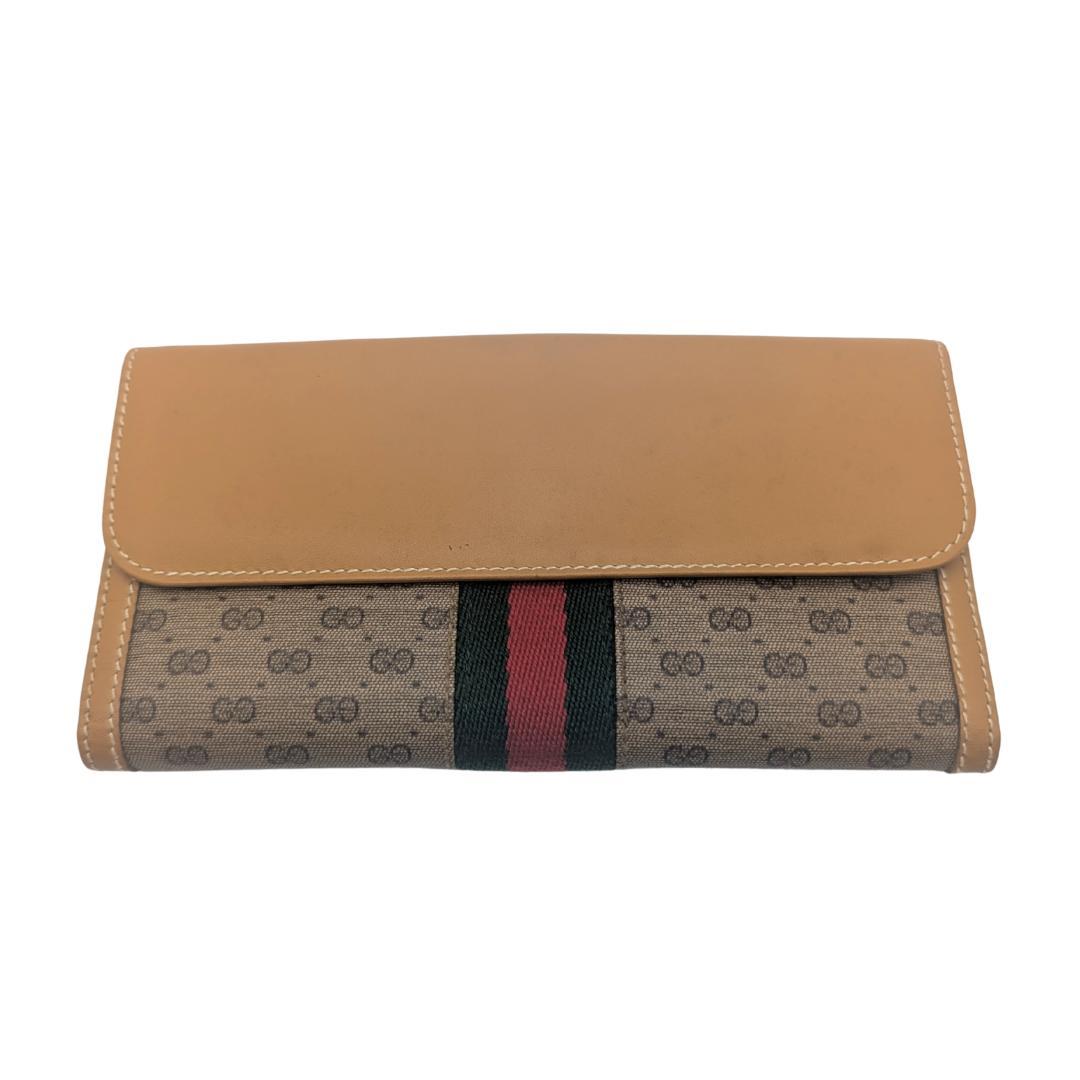 〈美品〉GUCCI グッチ 長財布 財布 シェリー オールドグッチ ヴィンテージ