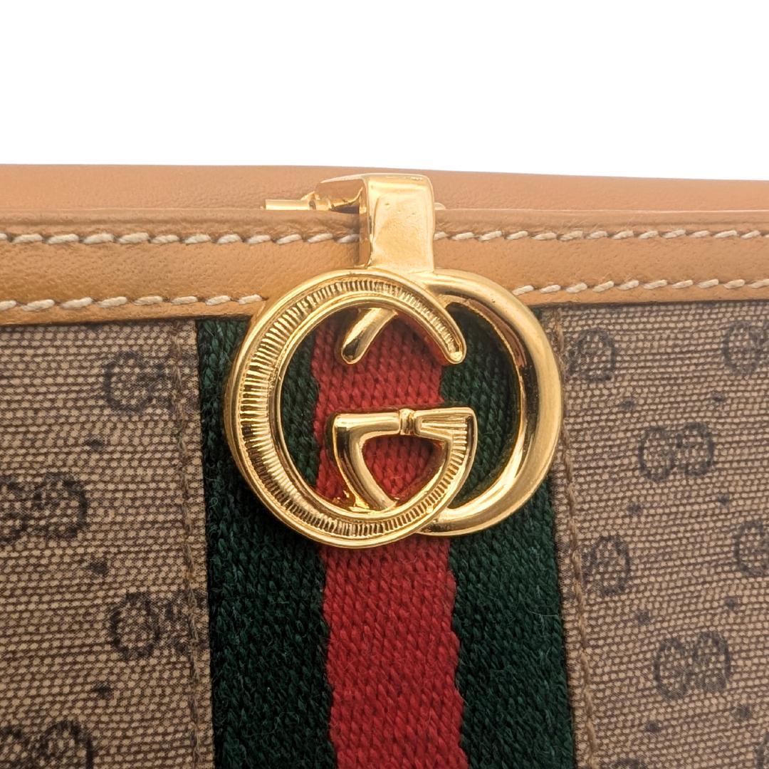 〈美品〉GUCCI グッチ 長財布 財布 シェリー オールドグッチ ヴィンテージ