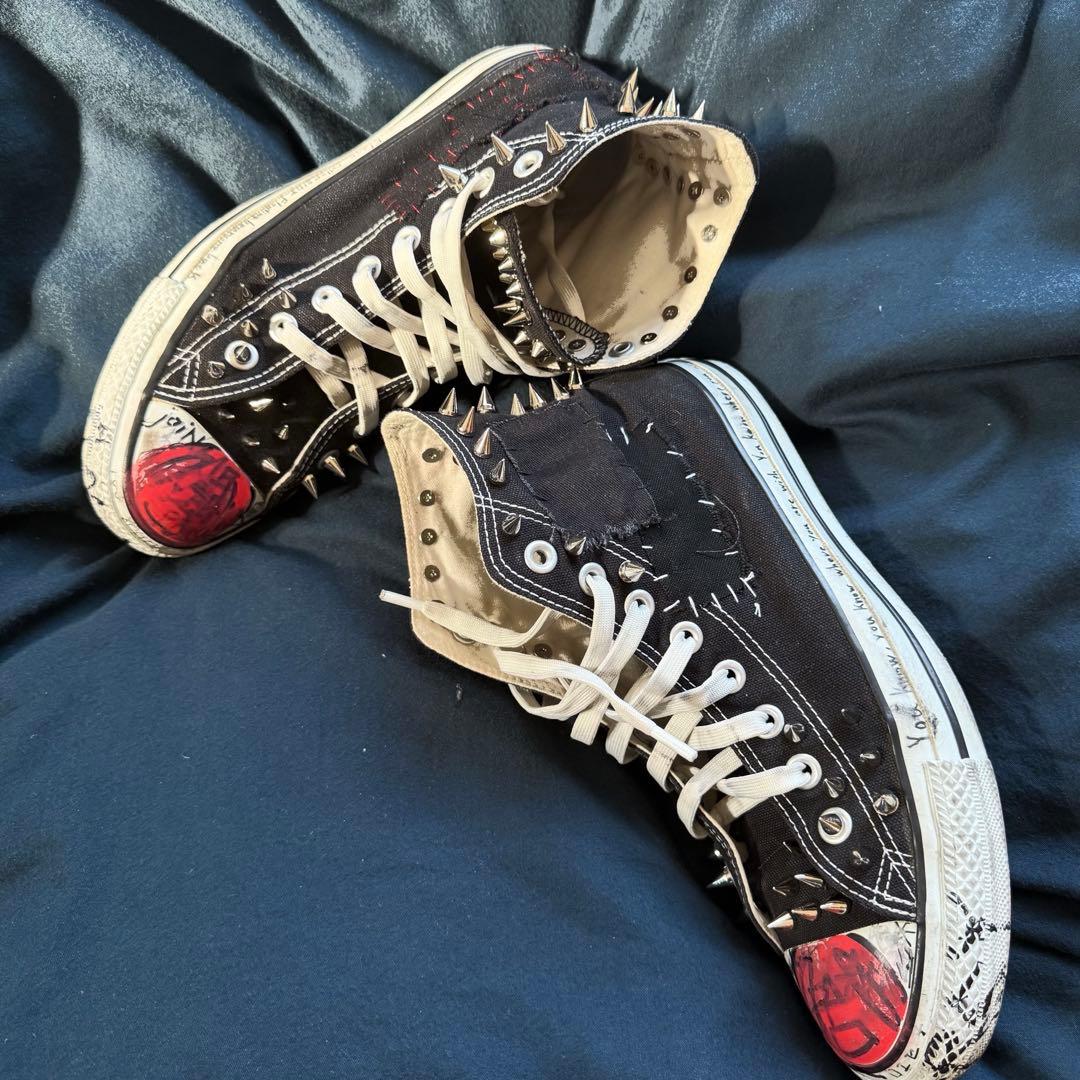 竜さん専用)カスタム CONVERSE スタッズ moshStyle