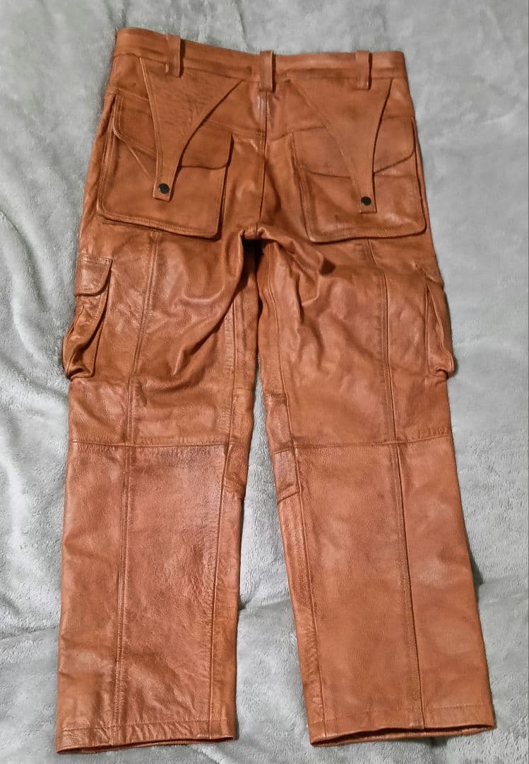 ゴ*ン様 ライダースパンツ　本皮　35インチ