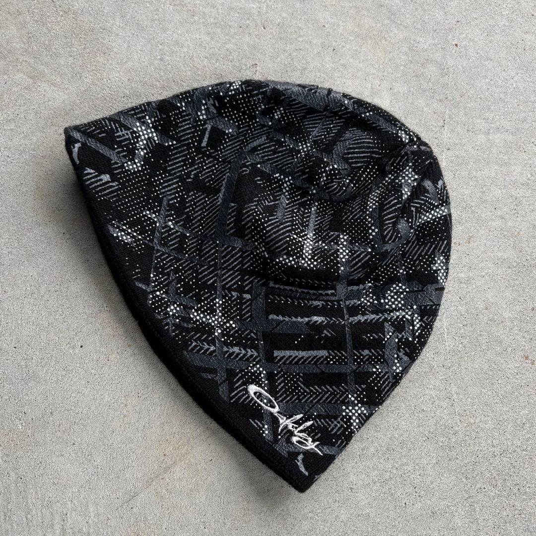 OAKLEY - beanie 00s archive 総柄 rare tech