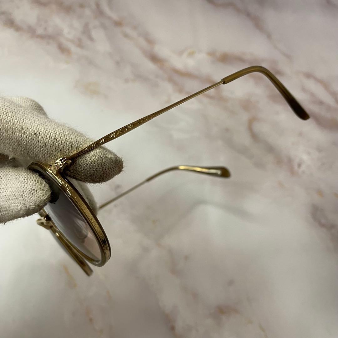 OLIVER PEOPLES ラウンド Y2K サングラス ケース付き レア