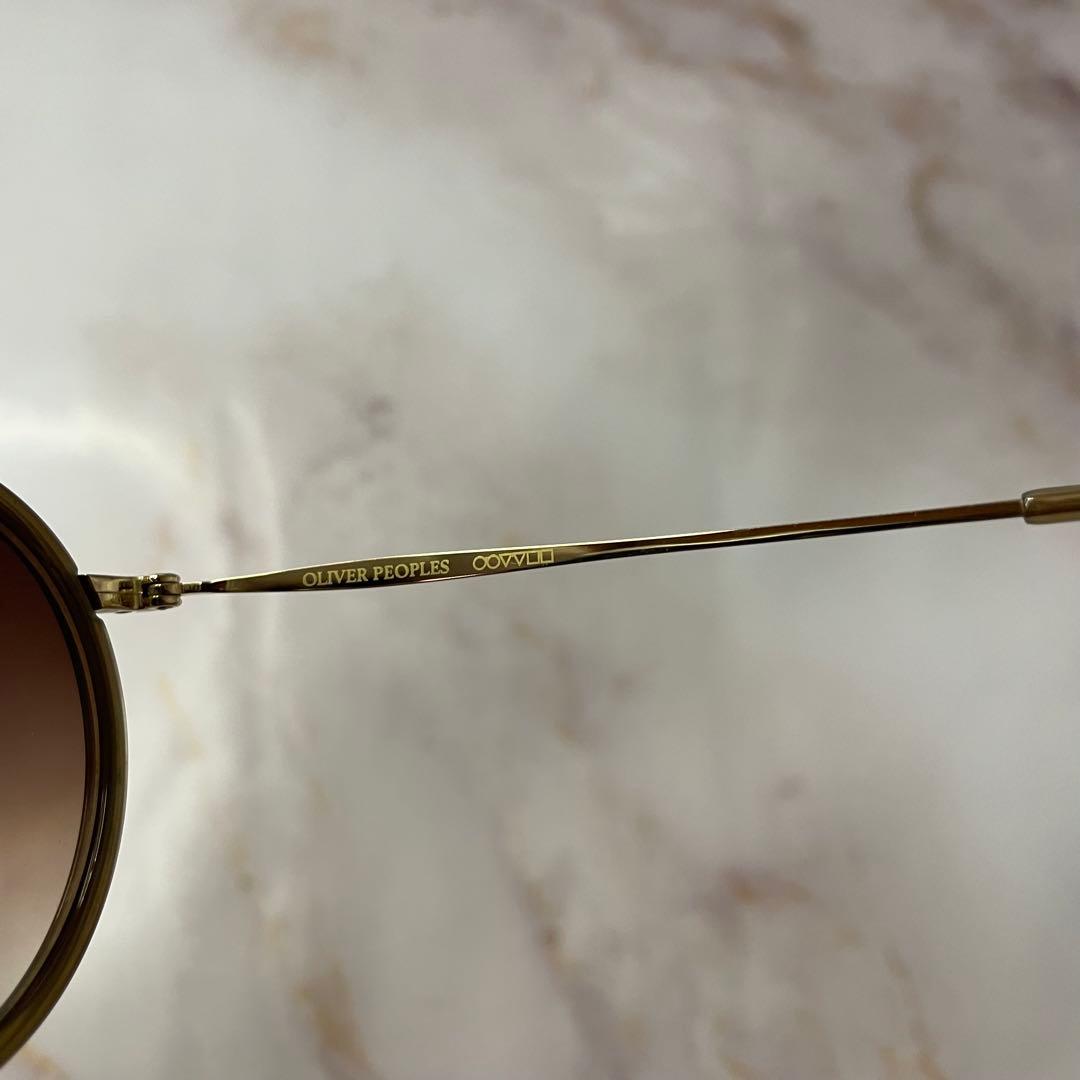 OLIVER PEOPLES ラウンド Y2K サングラス ケース付き レア
