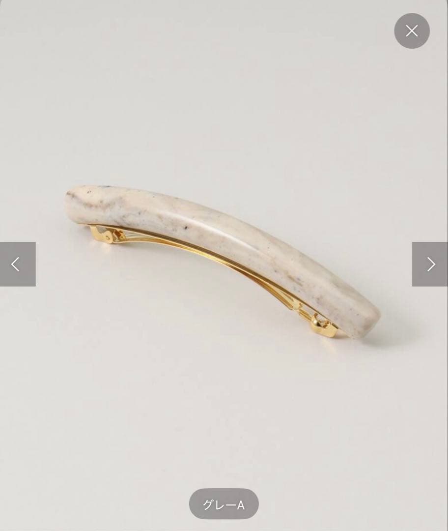 ヘアアクセサリー UNDO HAIRWARE / BARETTE