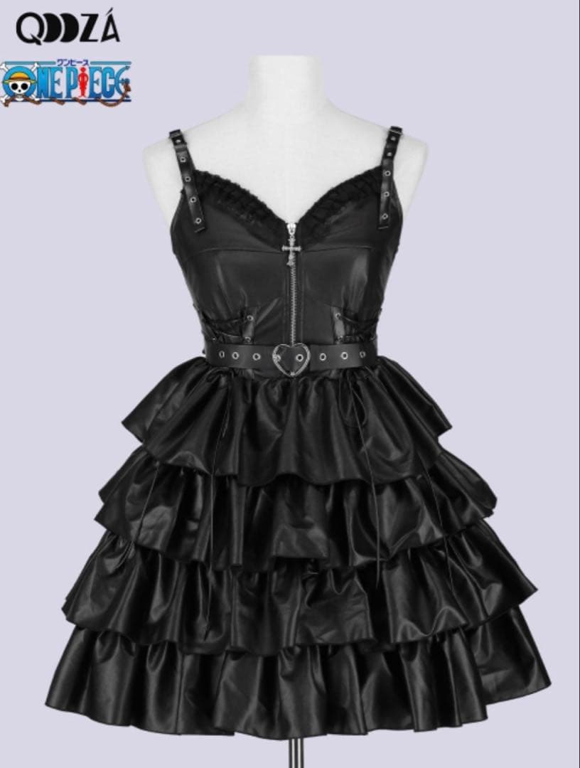 ワンピース QOOZA / PERONA FAUX LEATHER DRESS