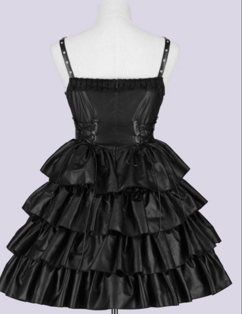 ワンピース QOOZA / PERONA FAUX LEATHER DRESS