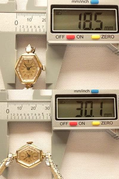 【最終値下】★【1960年代】ウィットナー スイス製 六角フェイス 手巻き腕時計