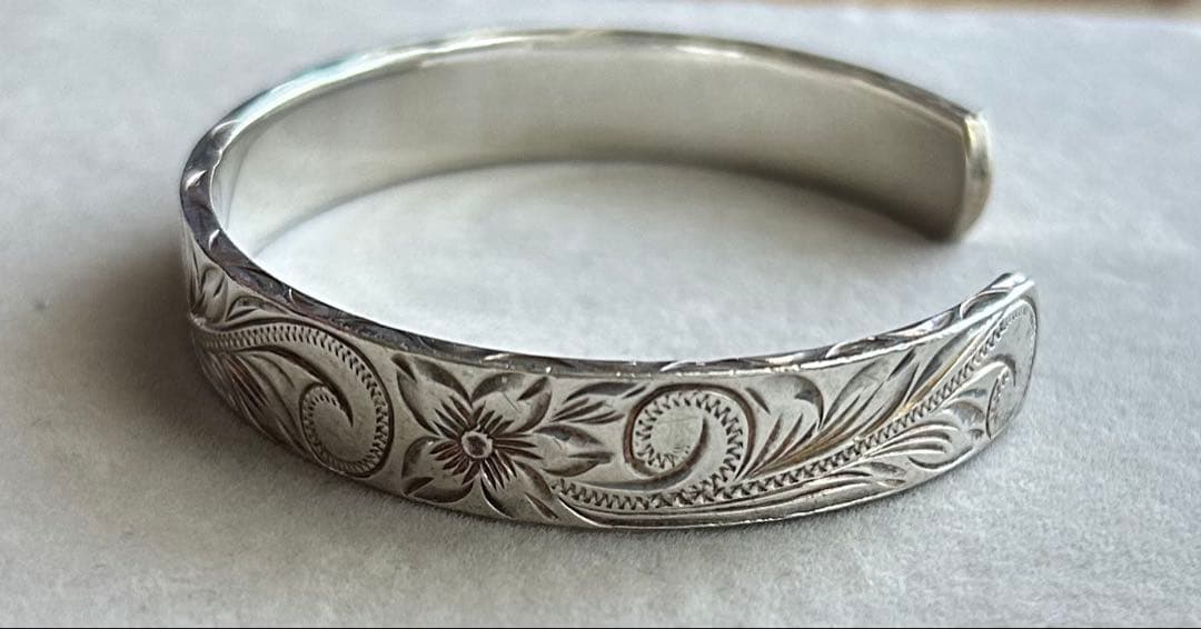 【なーち】Hawaiian jewelry「LONO」フラットバングル