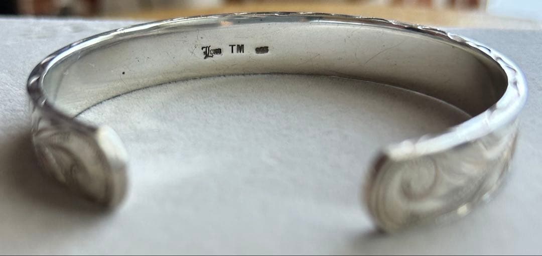 【なーち】Hawaiian jewelry「LONO」フラットバングル