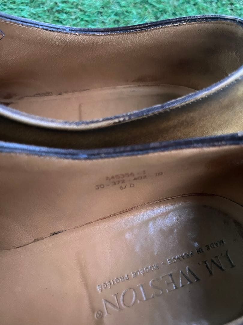 jmweston 402 フローラライン ブラウンパティーヌ6/D 袋付