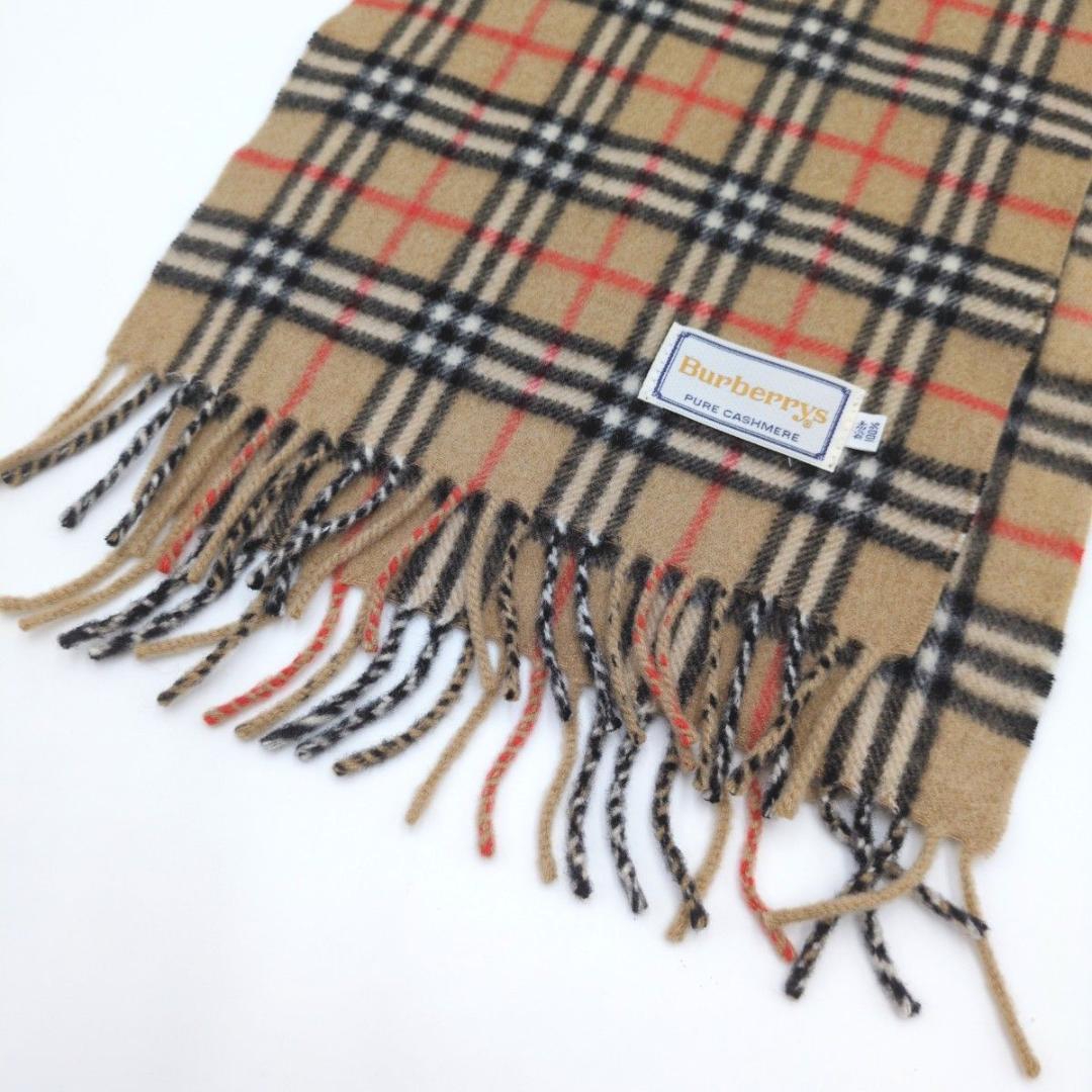 極美品 BURBERRY カシミヤ100 ノバチェック バーバリーズ