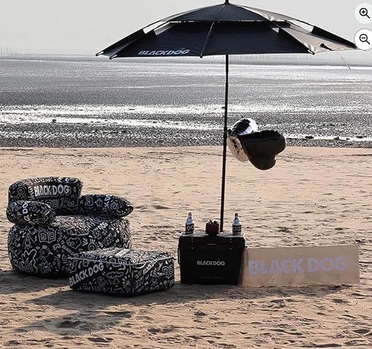 【未使用】Naturehike BLACKDOG エアソファスツール4点セット