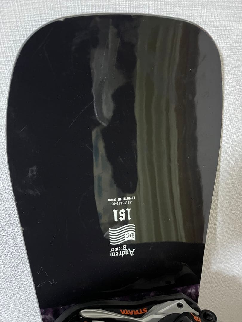 本日掲載終了　Death Label スノーボード 151