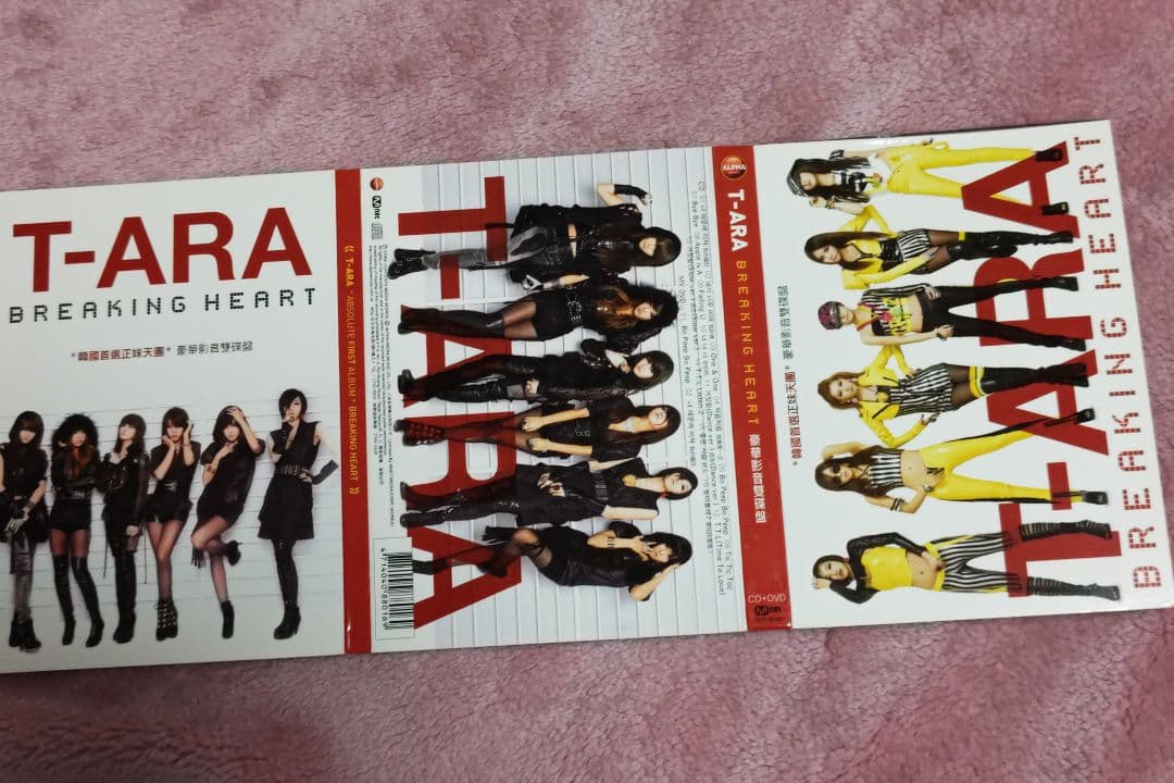 T-ARA　1st　ALBUM　BREAKING　HEART DVD付き　激レア