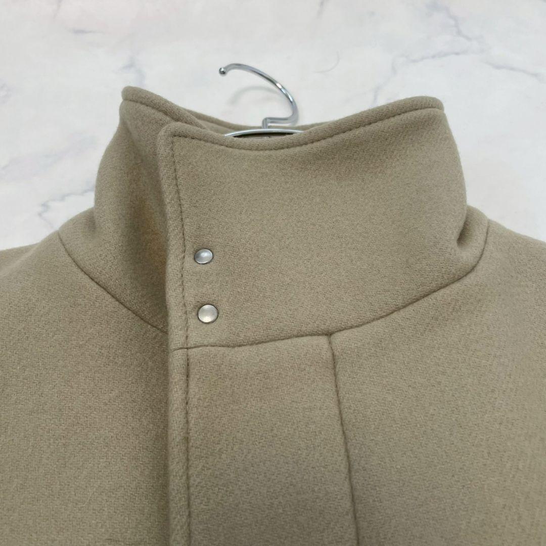 ジュンハシモト スタンドカラーコート 別注 ラッカーニ ベージュ 3/M