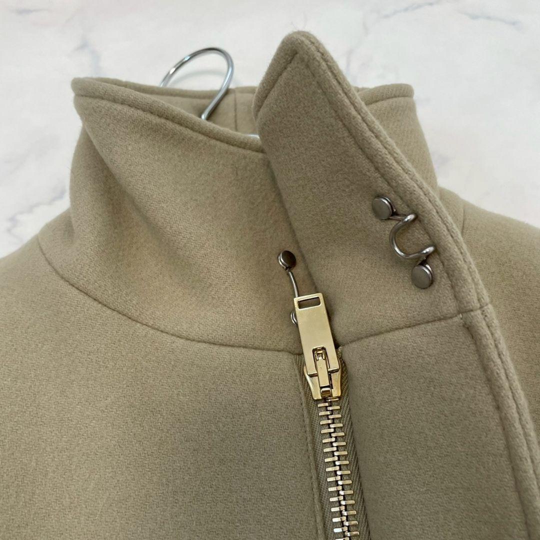 ジュンハシモト スタンドカラーコート 別注 ラッカーニ ベージュ 3/M