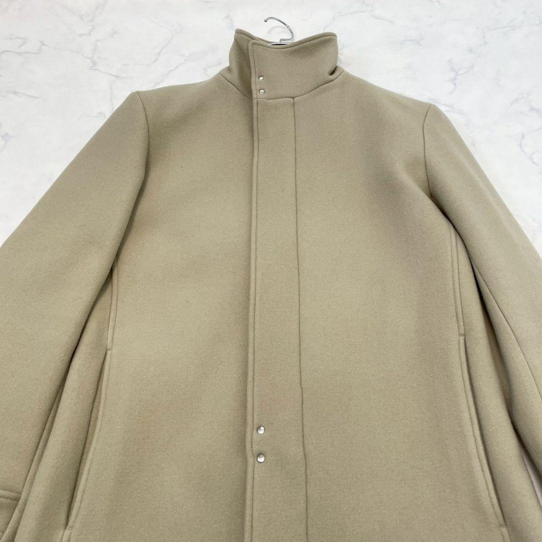 ジュンハシモト スタンドカラーコート 別注 ラッカーニ ベージュ 3/M