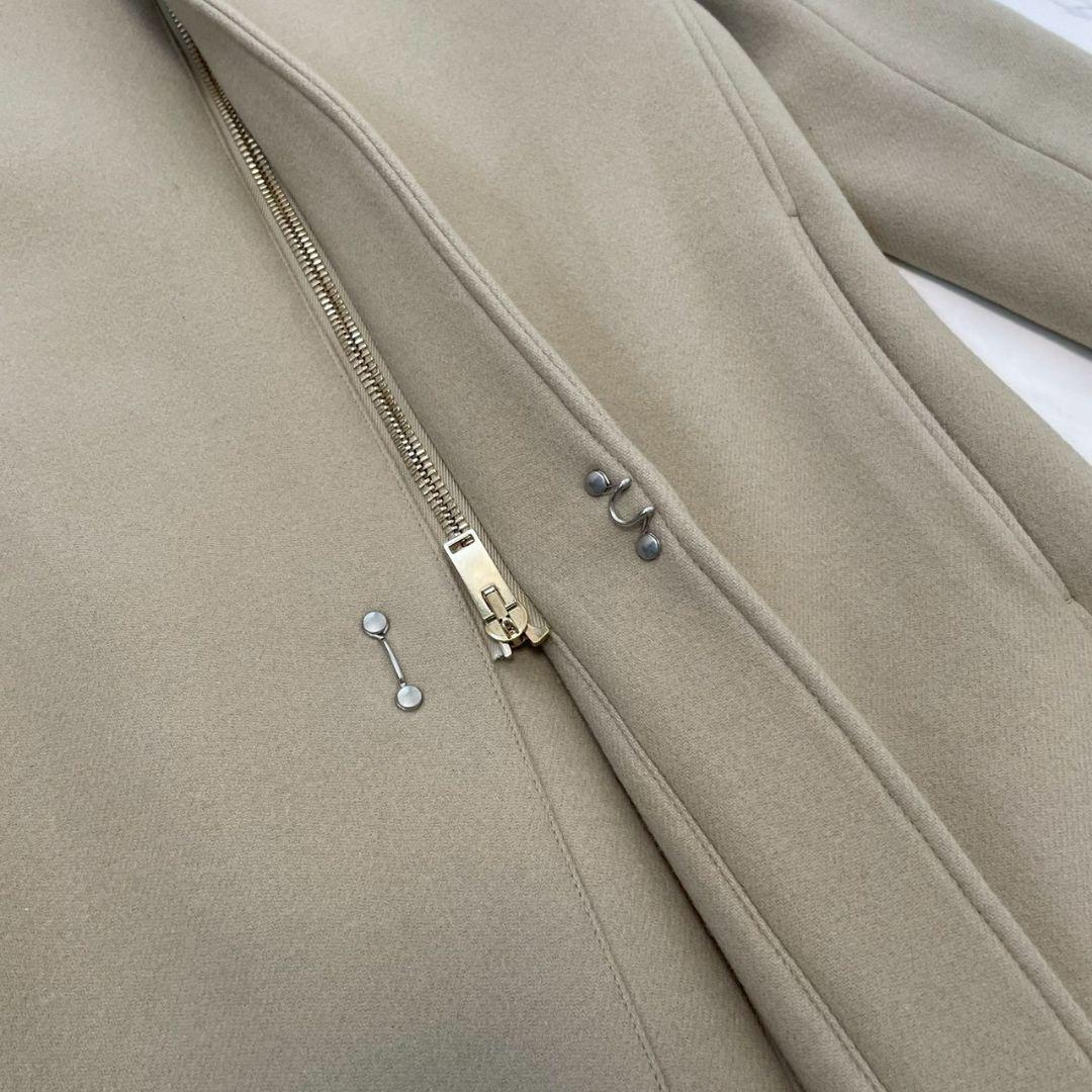 ジュンハシモト スタンドカラーコート 別注 ラッカーニ ベージュ 3/M