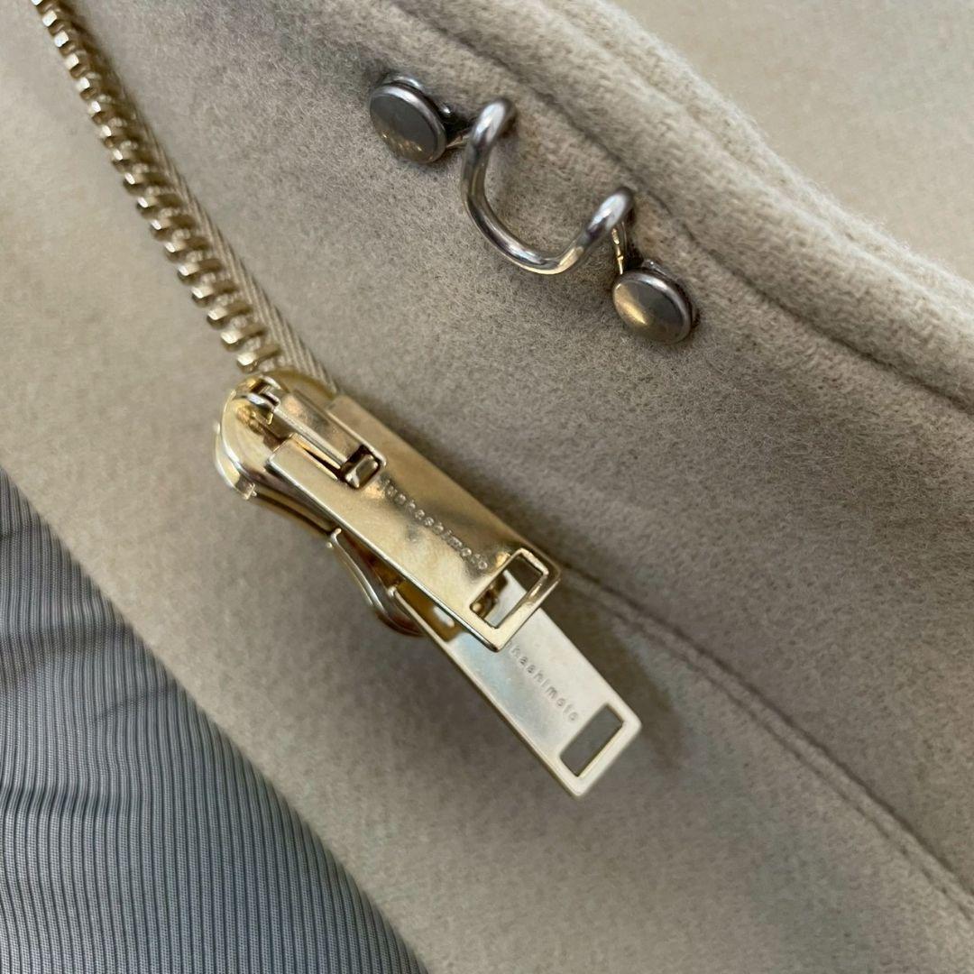 ジュンハシモト スタンドカラーコート 別注 ラッカーニ ベージュ 3/M