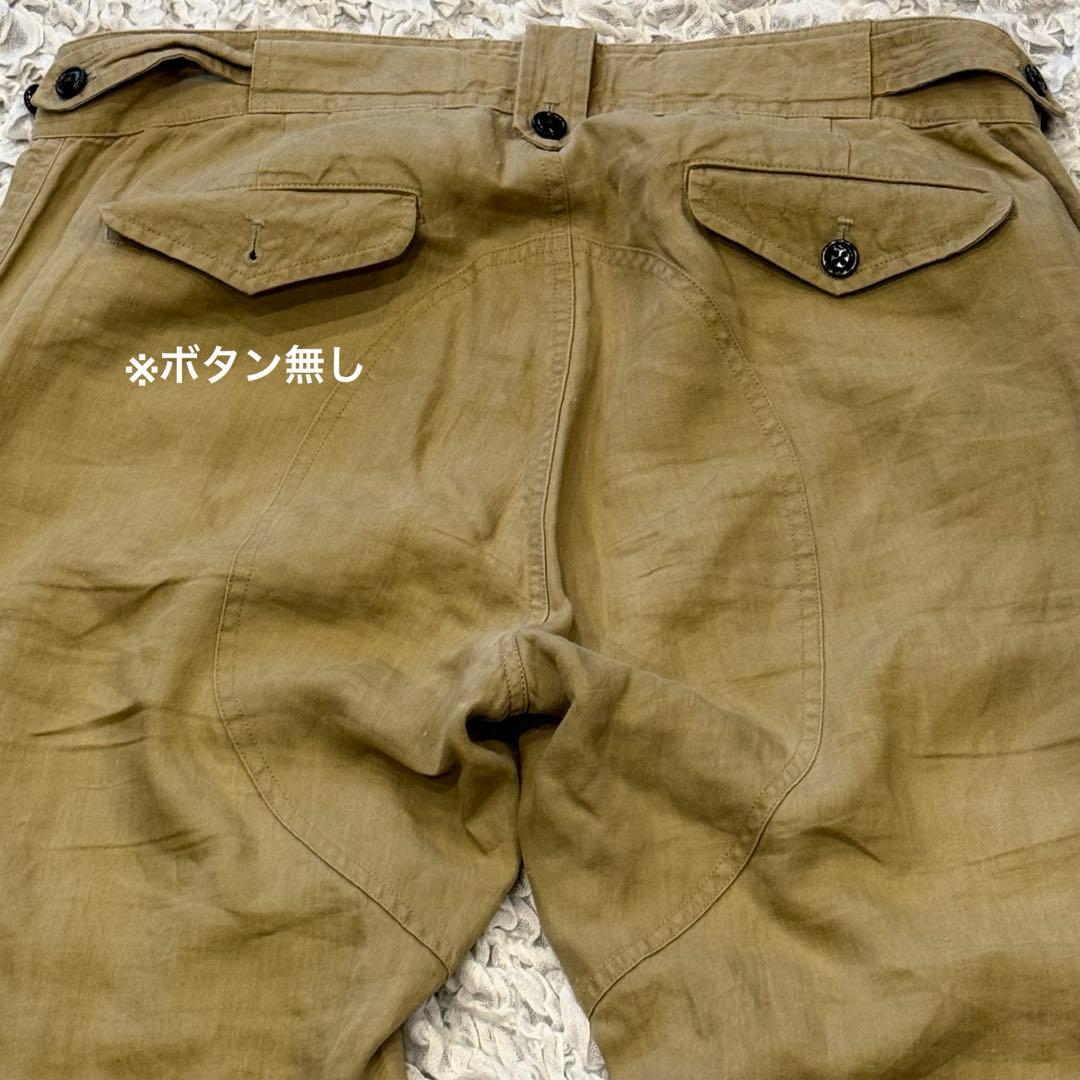 90s【ポロ ラルフローレン】 パラシュート カーゴパンツ リネン 32