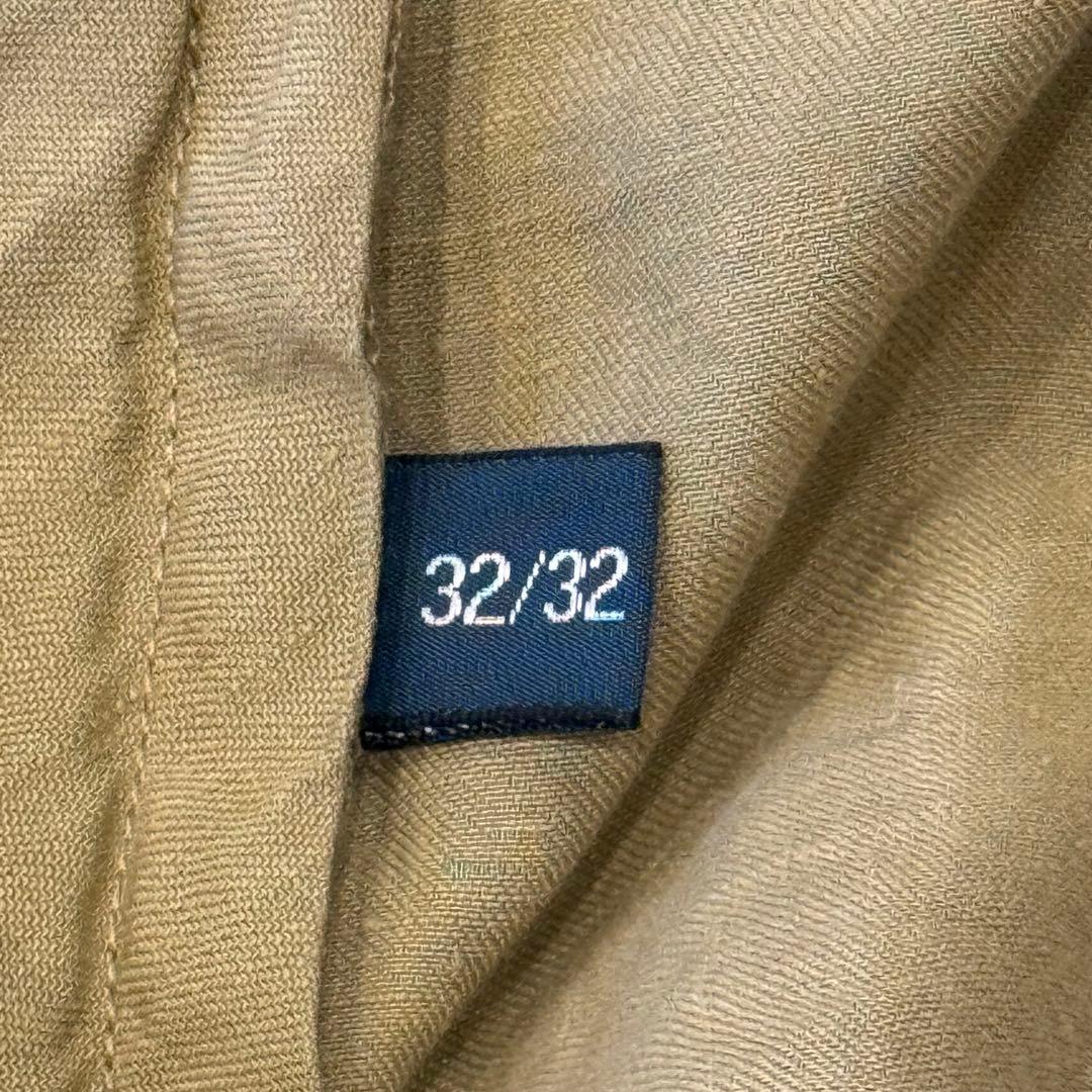 90s【ポロ ラルフローレン】 パラシュート カーゴパンツ リネン 32