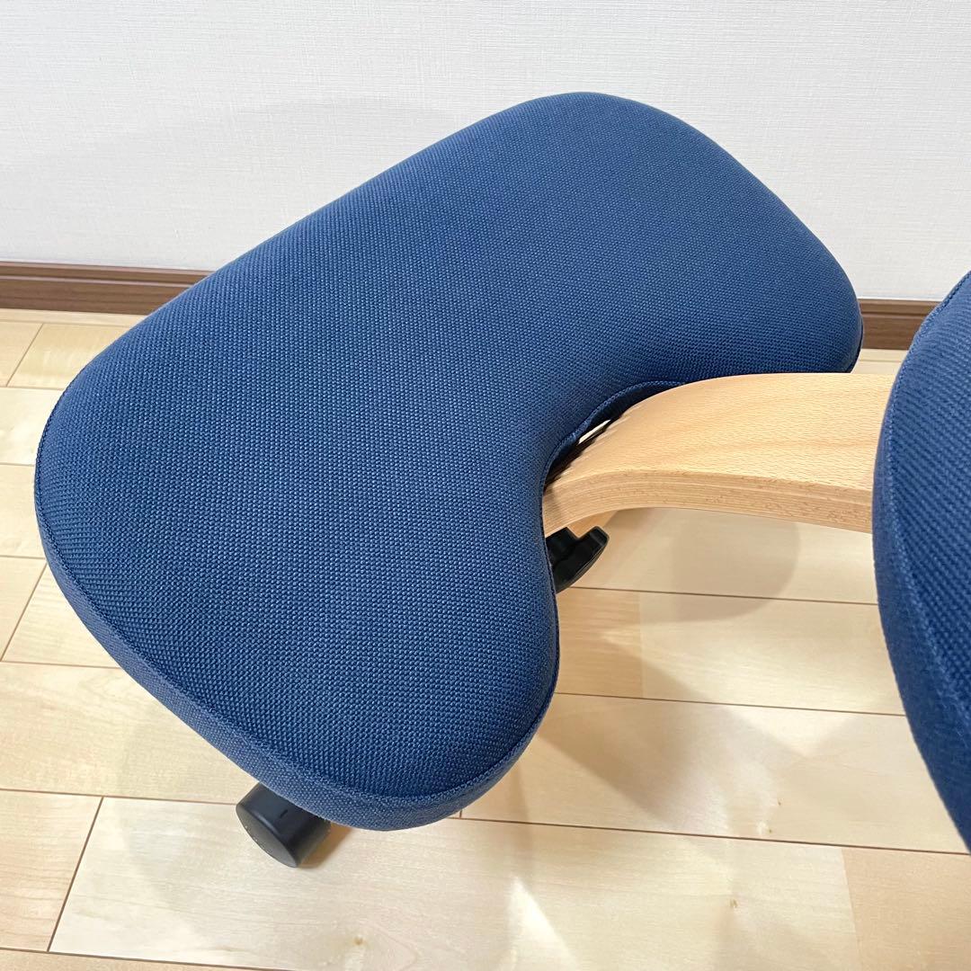 バランスラボ バランスチェア バランスイージー ネイビー ショートフレーム 美品