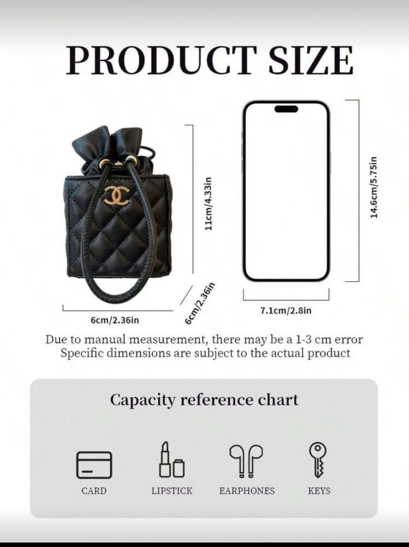 CHANELブラックキルティングチェーンショルダーミニバッグ ミニマトラッセ