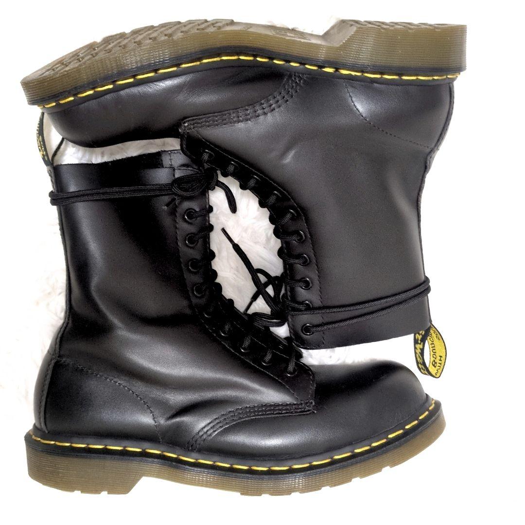 美品✨ドクターマーチン スチールトゥ 10ホール UK9 ハードモデル