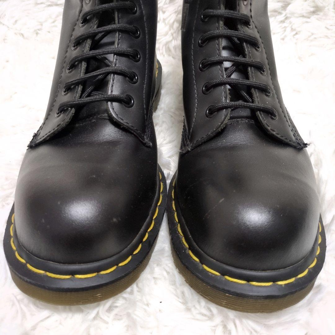 美品✨ドクターマーチン スチールトゥ 10ホール UK9 ハードモデル