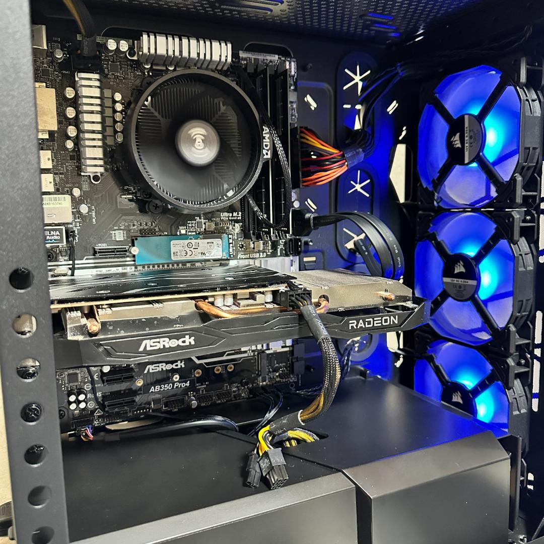 自作ゲーミングPC　Ryzen 5 2600X Radeon RX 6600