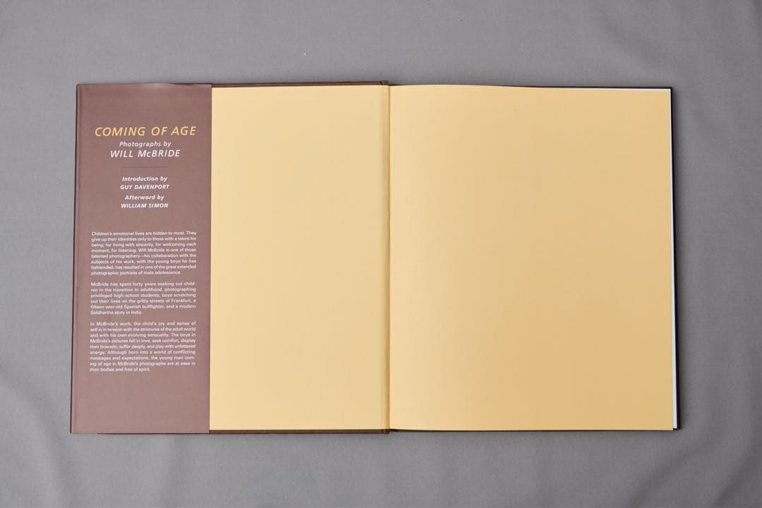 希少 COMING OF AGE Will McBride 初版第3刷