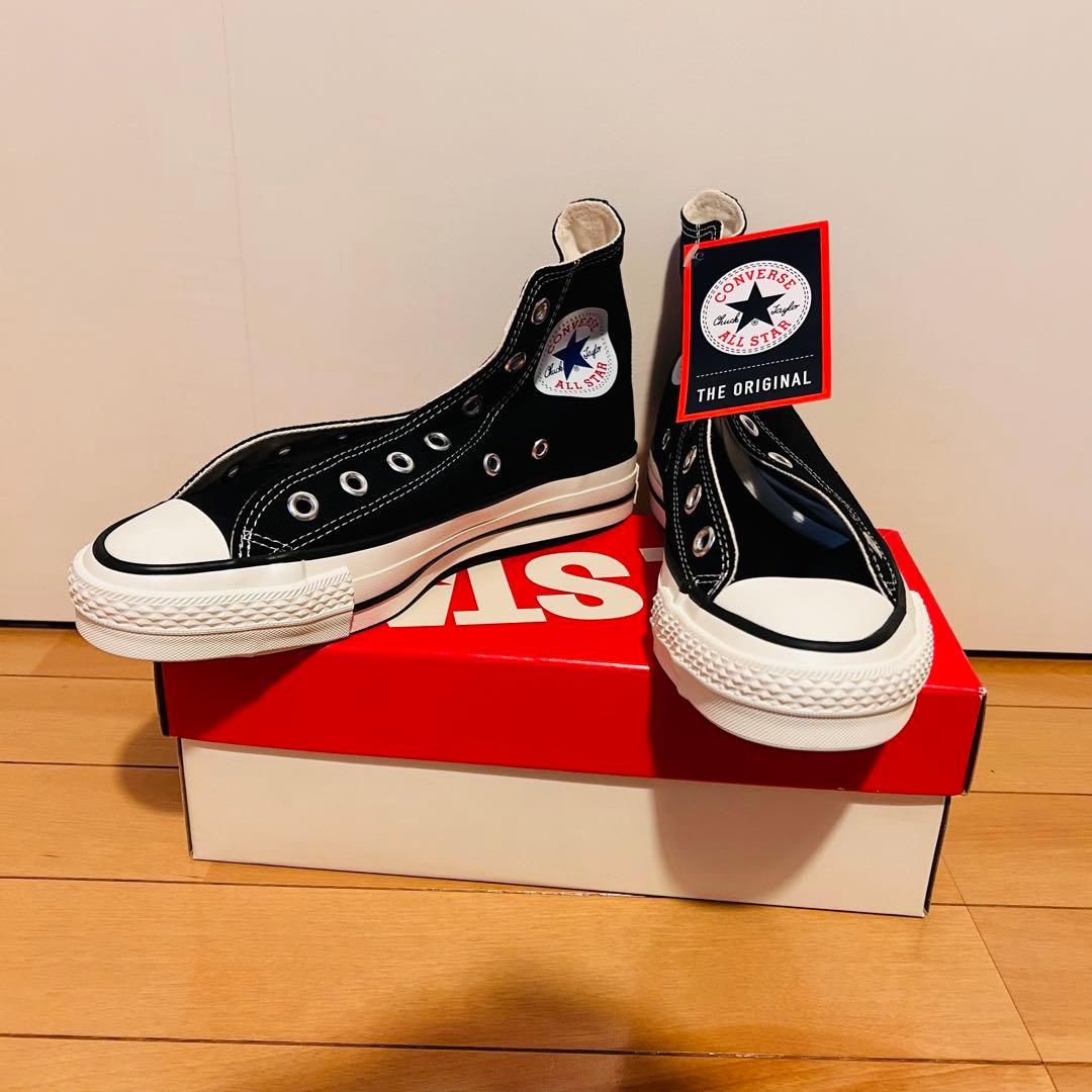 日本製 コンバースオールスターHI 黒 24.5cm MADE IN JAPAN