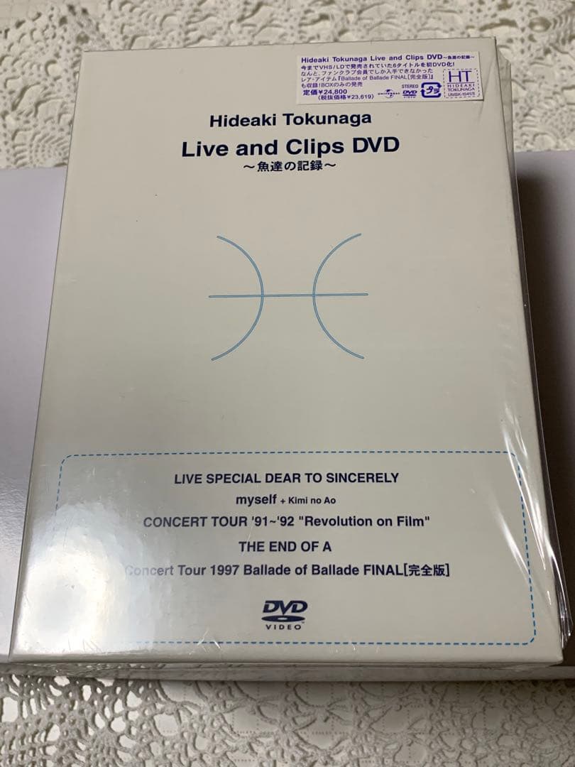 HIDEAKI TOKUNAGA 5枚組　DVD