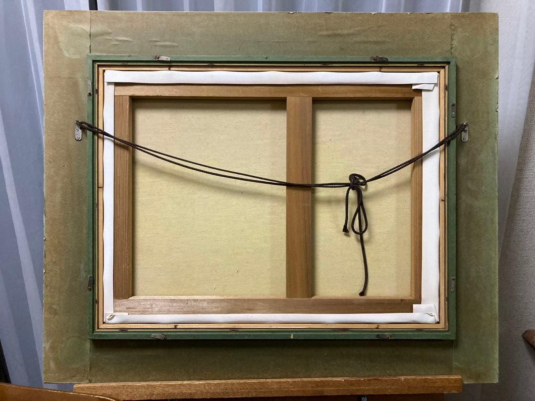 油彩 肉筆(仮)山路にて 【J C Cubaynes】フランス人作家 印象派風