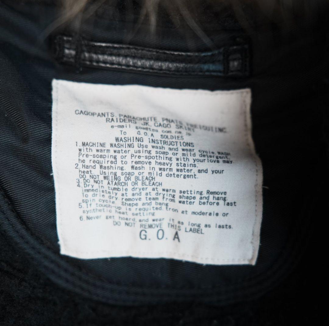 ジャケット・アウター goa flight jacket type n2b black 00s Y2K