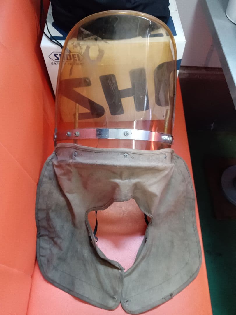 風防30cm　当時物やれ仕様、本黄ばみ　旧車ビンテージ