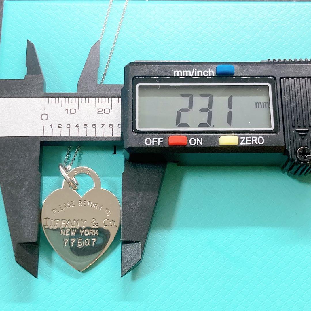 【極美品】ティファニー リターントゥ ハートタグ ネックレス 925 シルバー