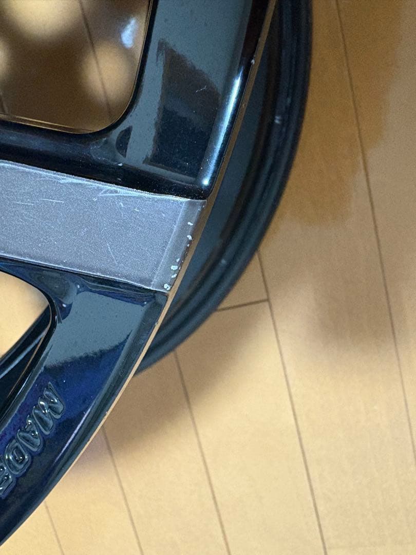 RAYS TEAM DAYTONA F6 drive クリアブラック 4本セット