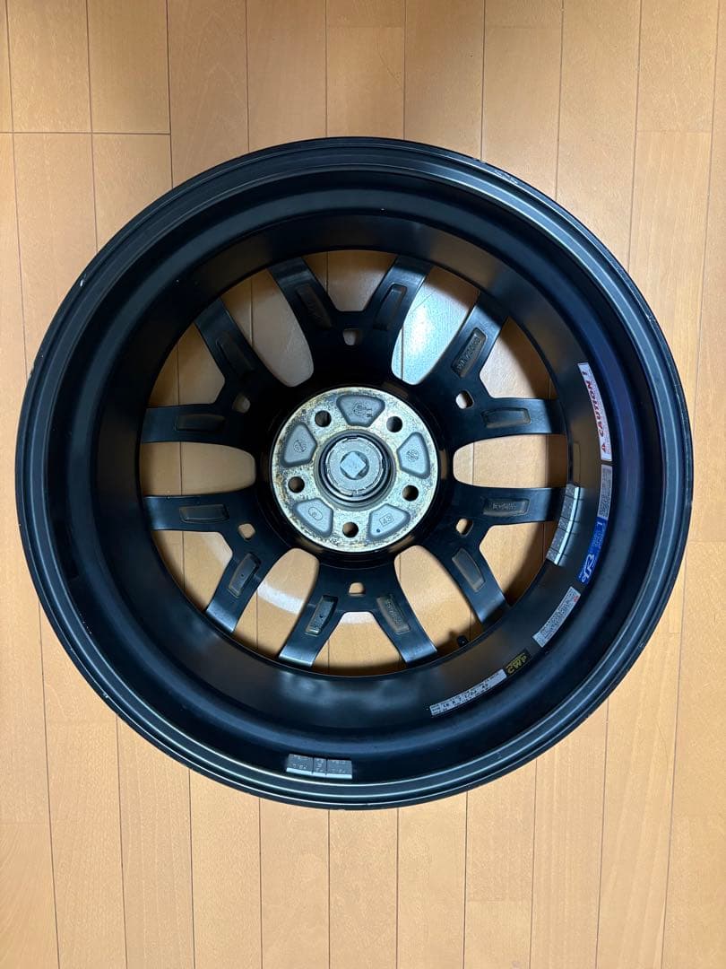 RAYS TEAM DAYTONA F6 drive クリアブラック 4本セット