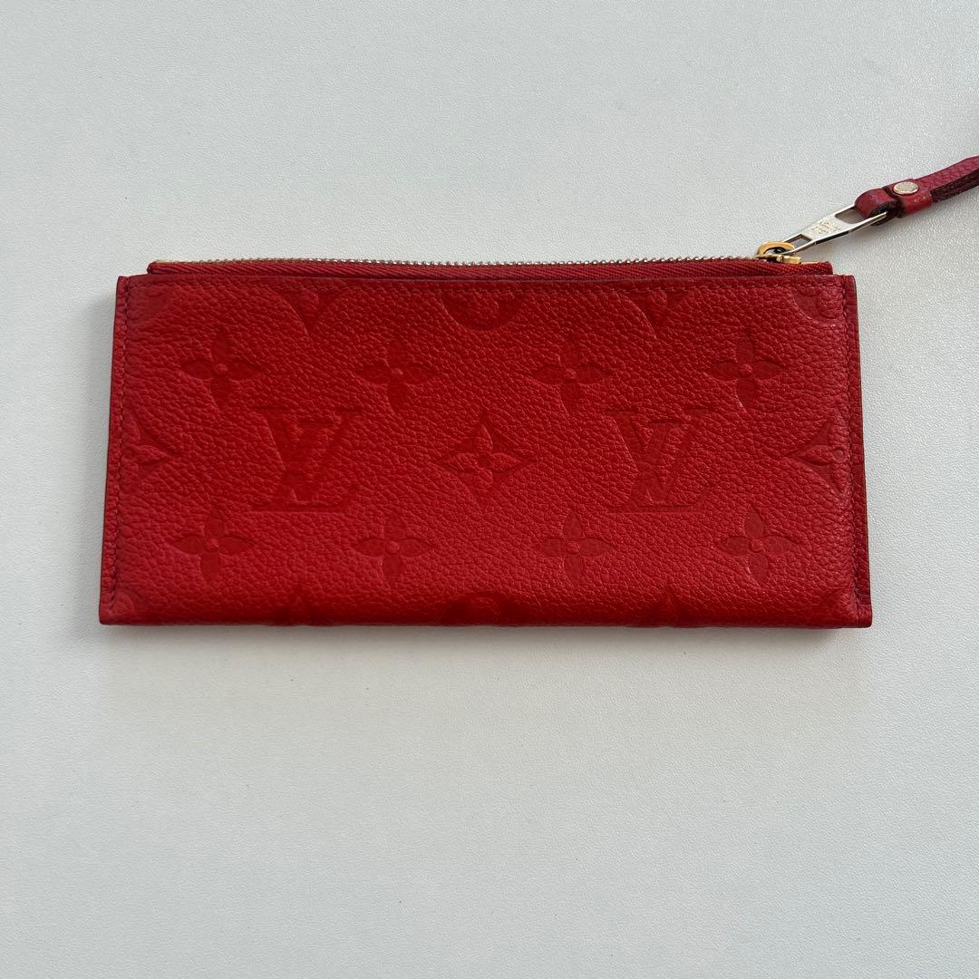 LOUIS VUITTON 長財布　レッド
