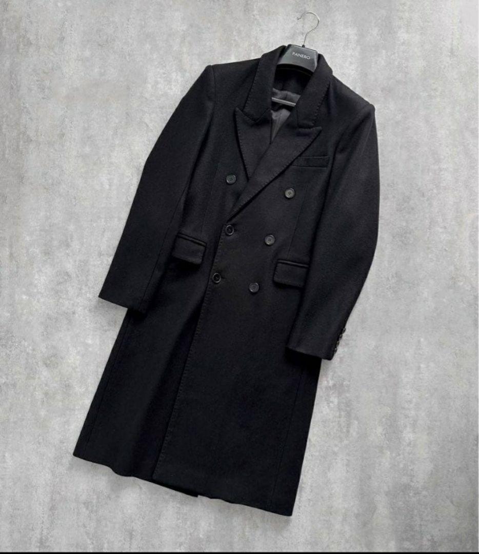 【定価5万9千】PANERO DOUBLE BREASTED WOOL COAT