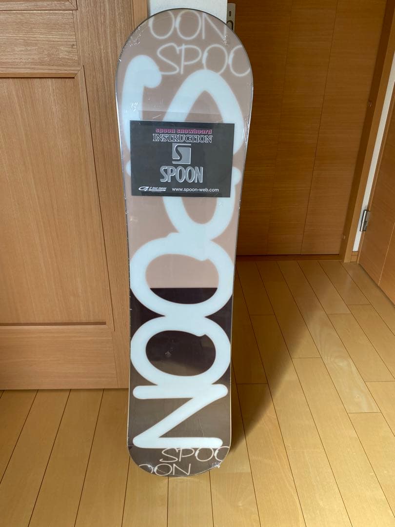 Spoon charmスノーボード 100cm パンダデザイン　キッズ　黒